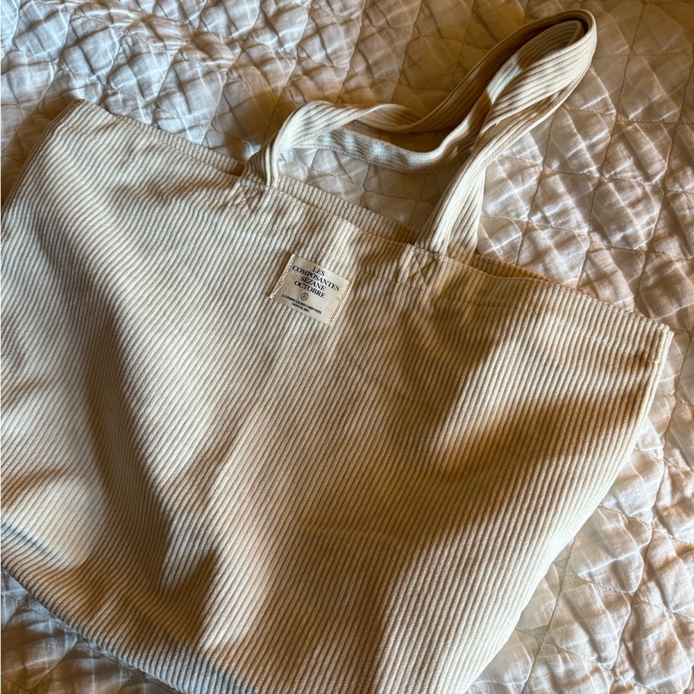 NWOT Sezane Corduroy Tote